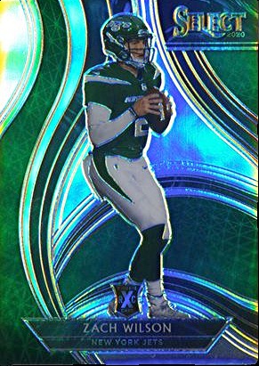Zach Wilson New York Jets Fanatics Exclusive Parallel Panini Instant NFL  Week 4 Overtime Win Single Rookie Trading Card - Limited Edition of 99