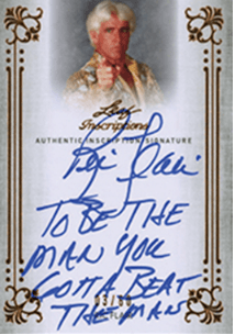 2013 Leaf Sports Hero Ric Flair Auto Cyan WWF 1/1
