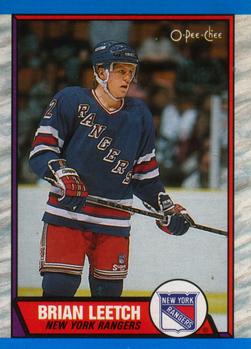 1990 Upper Deck #315 Brian Leetch New York Rangers