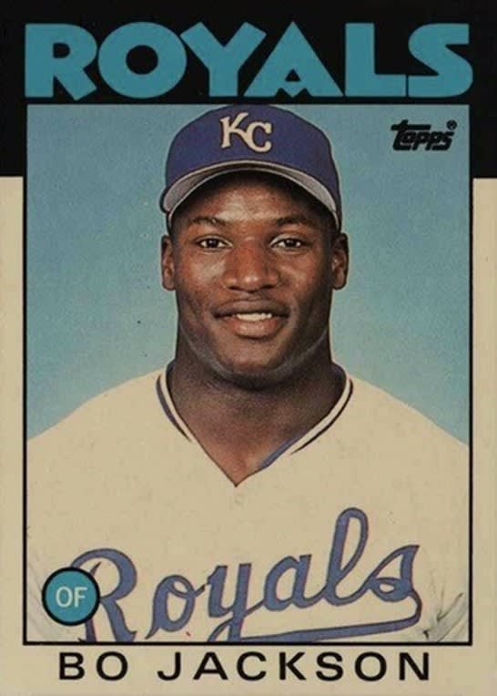 Bo Jackson Tops Traded Tiffany #50T