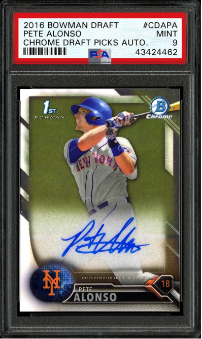 2016 Bowman Chrome Draft Pete Alonso Autograph #CDA-PA