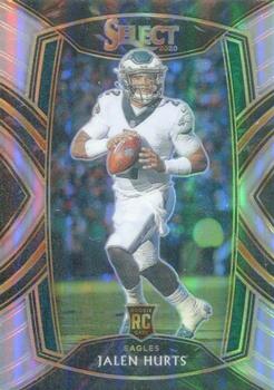 Jalen Hurts Rookie Card 2020 NFL Select Turbocharged Silver 