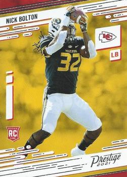 Nick Bolton 2021 Panini Phoenix RC #167 Kansas City Chiefs Rookie