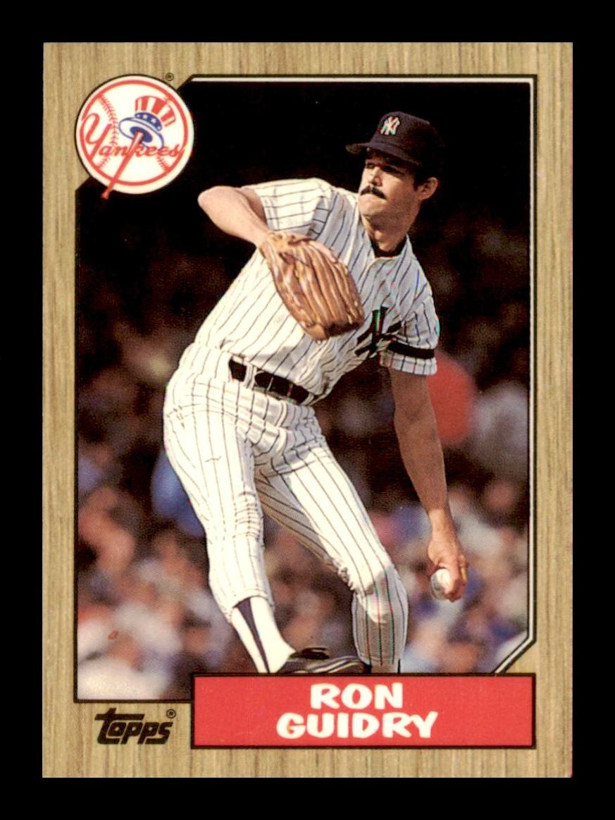ron guidry baseball card value