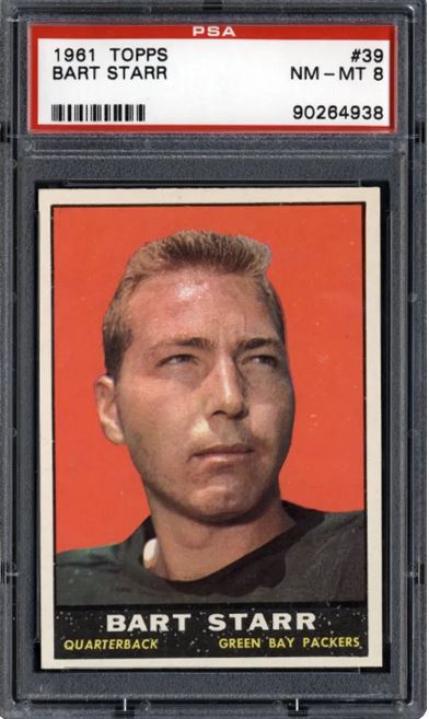 1961 Topps Bart Starr #39