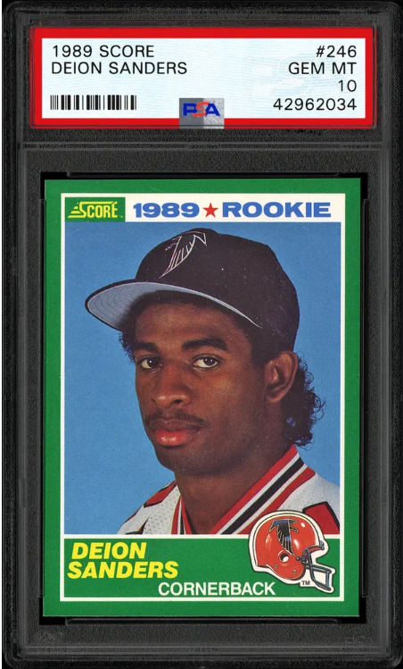 1989 Score Deion Sanders Rookie Card #246