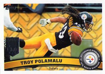 2020 Troy Polamalu Panini Select PRIZM BLUE CLUB LEVEL 59/75 #228 Pitt