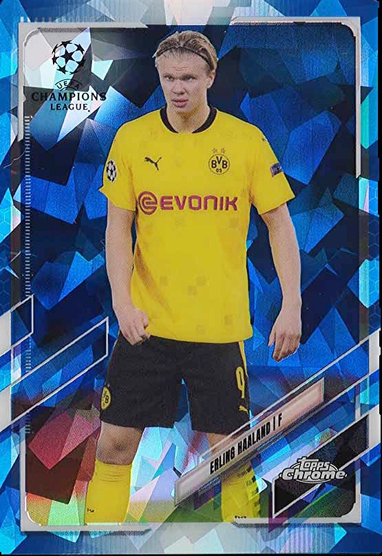 2020 Topps Chrome Sapphire UEFA Champions League #49 Erling