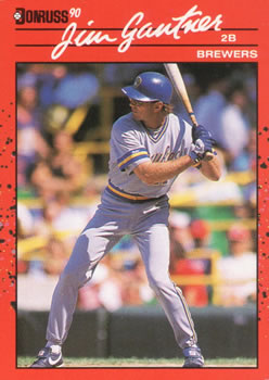 165 Jim Gantner - Milwaukee Brewers - 1988 Fleer Baseball – Isolated Cards