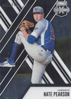  Nate Pearson baseball card rookie (Toronto Blue Jays) 2020  Optic Chrome #RP6 Rated Prospect : Sports & Outdoors