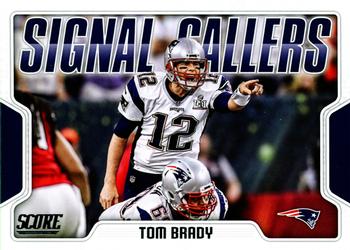 2018 Panini Score Color Rush #1 Tom Brady New England Patriots