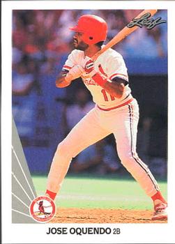 St. Louis Cardinals Jose Oquendo Gray Road Jersey SGA Size XL #11 1980s  Pullover