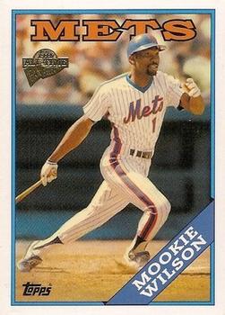 MOOKIE WILSON OF 80-89  Mets baseball, Ny mets baseball, Baseball