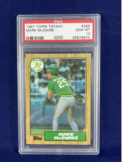 1987 Topps Tiffany Mark McGwire #366