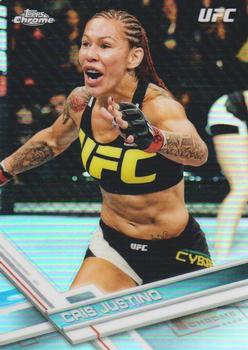 UFC Topps Cris purchases Cyborg Justino REFRACTOR OUT OF PRINT