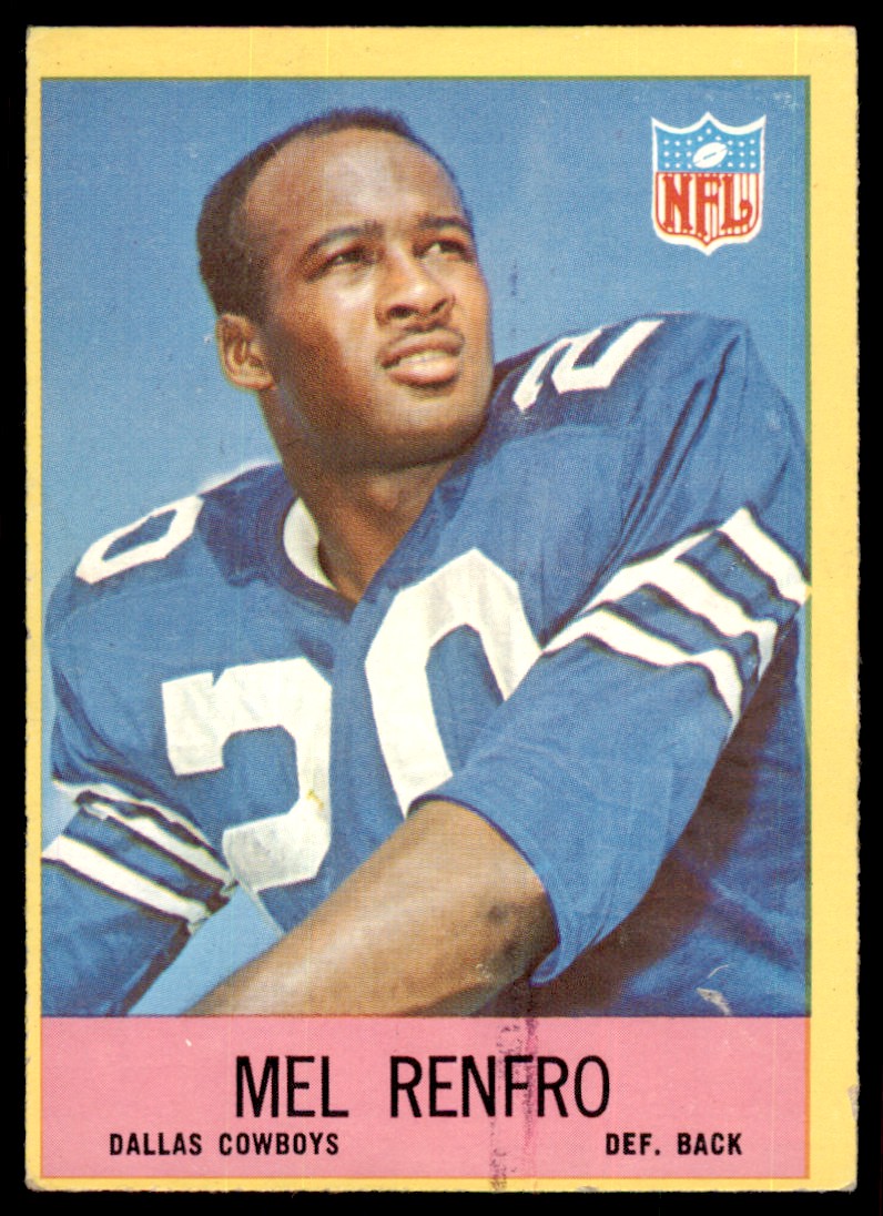 Mel Renfro Autographed Signed 1965 Philadelphia Gum Cowboys Rookie Card #53  Beckett Slabbed - Autographs