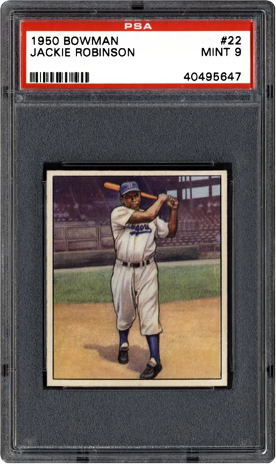 1950 Bowman Jackie Robinson #22