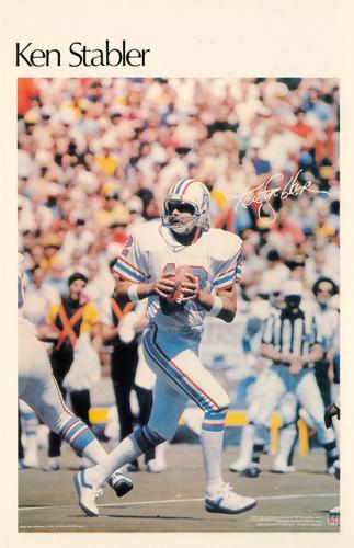 Ken Stabler Houston Oilers Signed 1980 Topps Super #8 Auto with B&E Hologram