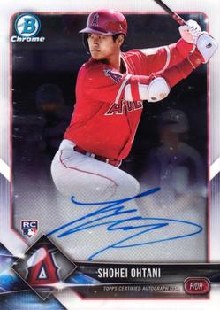 Shohei Ohtani 2018 Bowman Chrome Rookie Green Auto Refractor BGS