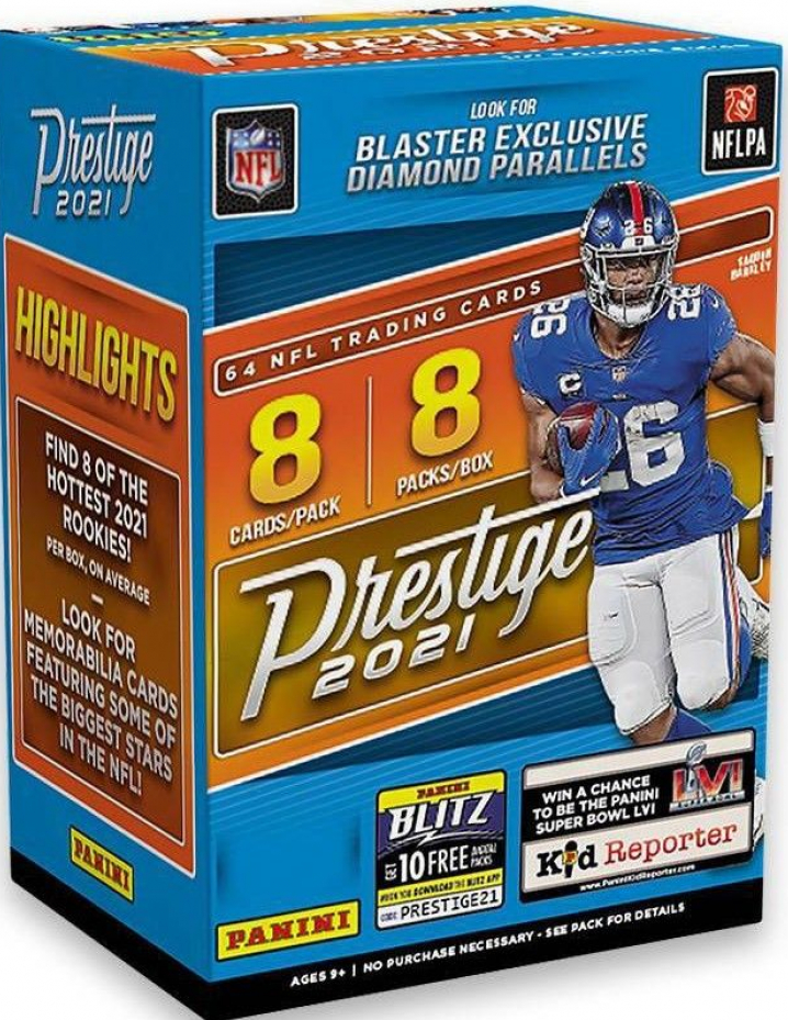 2021 Panini Prestige Football Mega Box (Hyper Parallels)