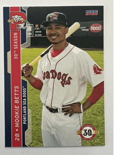 2015 Topps Opening Day Mookie Betts AUTO rare Red Sox Dodgers