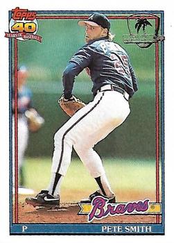 Autograph Warehouse 538653 Pete Smith Autographed Baseball Card - Atlanta Braves 1994 Topps No.658