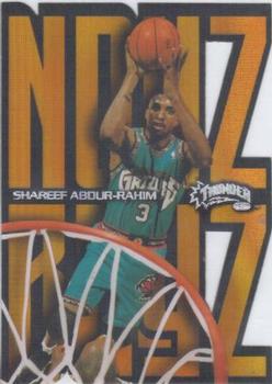 1996-97 NBA HOOPS BASKETBALL SHAREEF ABDUR-RAHIM RC ROOKIE #278 $0.99 VALUE  BOX