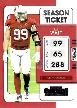 : 2018 Donruss Football #113 J.J. Watt Houston Texans