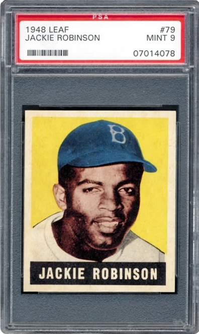1948 Leaf Jackie Robinson Rookie Card #79
