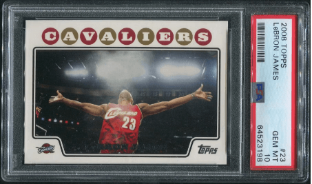 LeBron James 2008 Topps Chrome Refractor