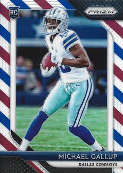 2018 Donruss Optic #174 Michael Gallup Rated Rookie RC Rookie Dallas  Cowboys NFL Football Trading Card