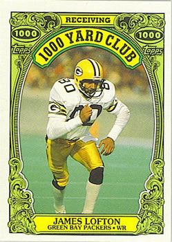 Autographed James Lofton Green Bay Packers 1984 Topps card #273