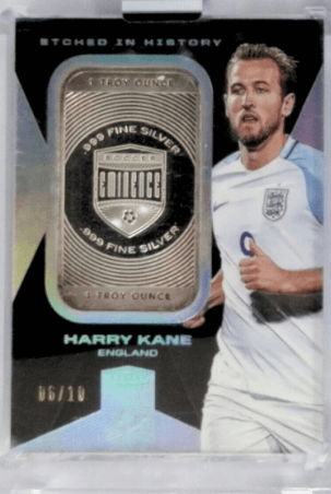 2022 Panini Eminence Soccer World Cup Harry Kane Etched In History 1/1 Platinum Bar