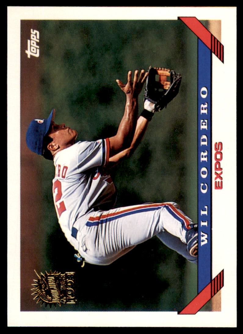 1994 Bowman Wil Cordero Montreal Expos Baseball Card BOWV3