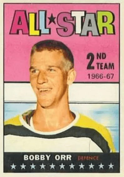 1967 Topps #128 Bobby Orr ALL STAR - $7,800