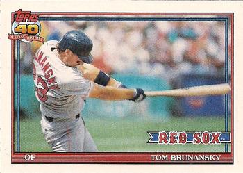 Tom Brunansky autographed Baseball Card (Boston Red Sox) 1992 Upper Deck  #543