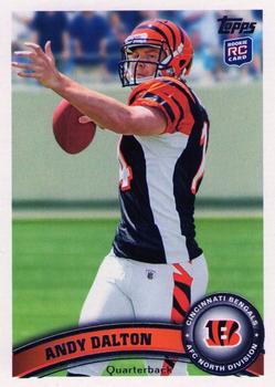 Andy Dalton 2013 Panini Black Bengals Gold On Card Auto #d 10/10