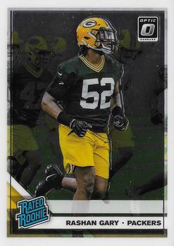 2021 Donruss Football Blue Press Proof Rated Rookie Rashawn Slater