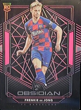 PANINI サッカーカード OBSIDIAN FRENKIE DE JONG BARCELONA 017/195 #19 送料無料 中古 IT1 PANINI サッカーカード OBSIDIAN FRENKIE DE JONG BARCELONA 017