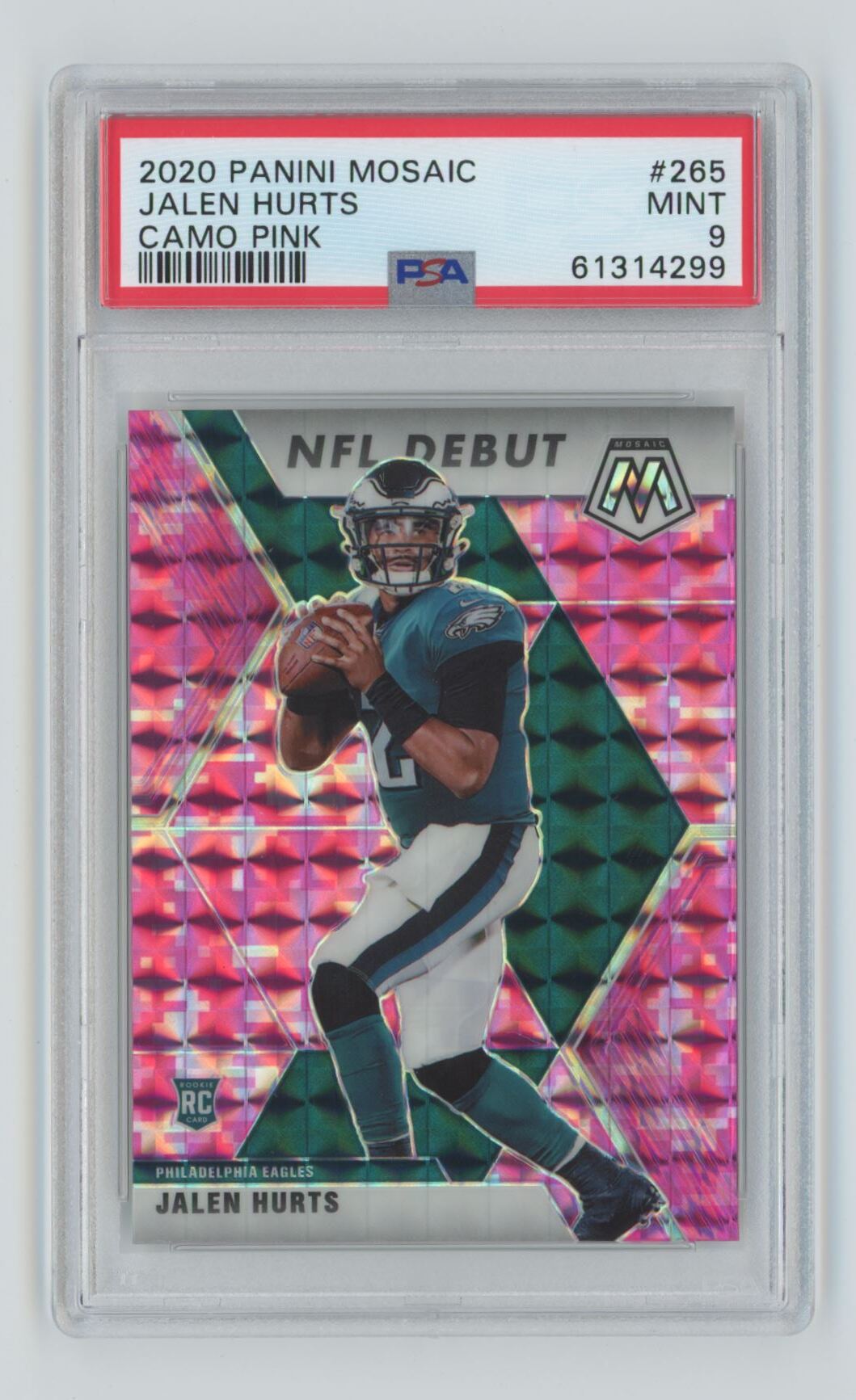 Jalen Hurts 2020 Mosaic NFL Debut - Green #265 Price Guide - Sports Card  Investor