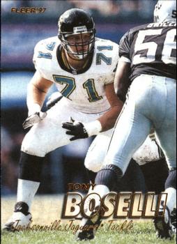 2022 Panini Mosaic Tony Boselli #247 Reactive Orange - Jacksonville Jaguars