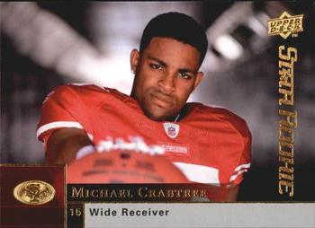 2009 Topps Unique Red Michael Crabtree Rookie #180 San Francisco 49ets /799