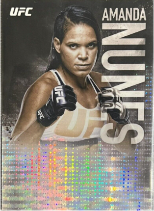 2017 Topps UFC Fire Amanda Nunes #41