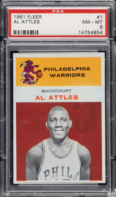 1961 Fleer Al Attles Rookie Card #1