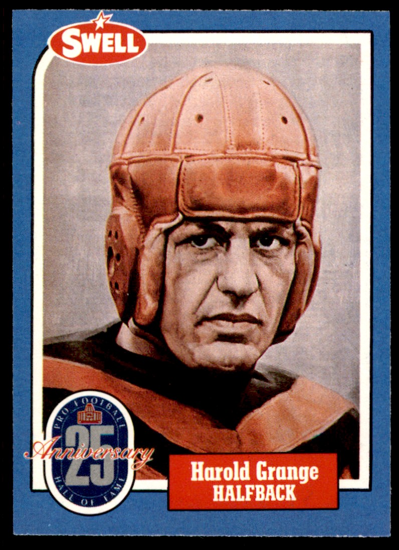 Harold Red Grange Series One Goal Line Art Card Chicago Bears