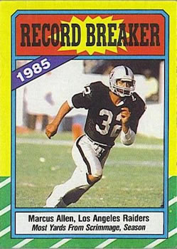 1996 topps marcus allen 32 Values - MAVIN