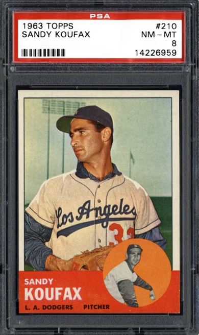 1963 Topps Sandy Koufax #210