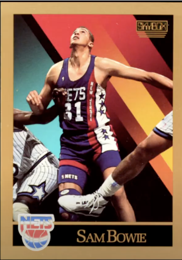 1990 SkyBox Sam Bowie #177
