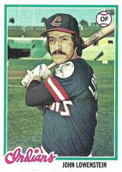  1975 Topps # 424 John Lowenstein Cleveland Indians