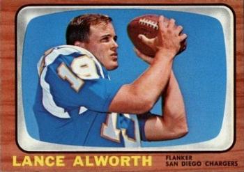 Lance Alworth signed Football PSA/DNA Los Angeles Chargers